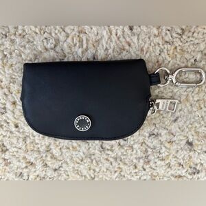 Steve Madden Black Leather Key Holder